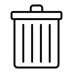 Delete Vector Line Icon Design