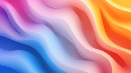 Obraz premium Abstract Colorful Wave Background Design