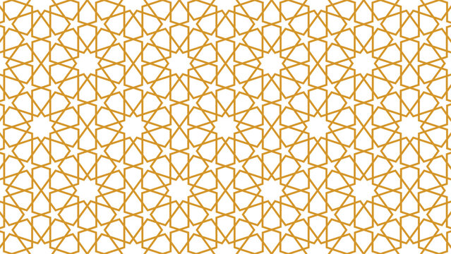 islamic geometric seamless pattern background