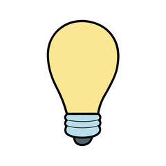Obraz premium LED Bulb Vector Art Illustration - Electric Light Icon Design