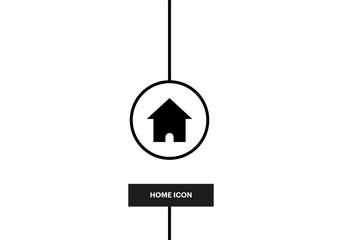  home icons, House symbol, real estate object and house black icon isolated on white background. Vector eps 10.