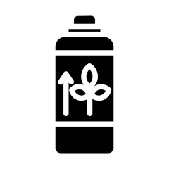 growth medicine solid icon