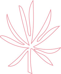 Urban Jungle: A Monstera Leaf Illustration