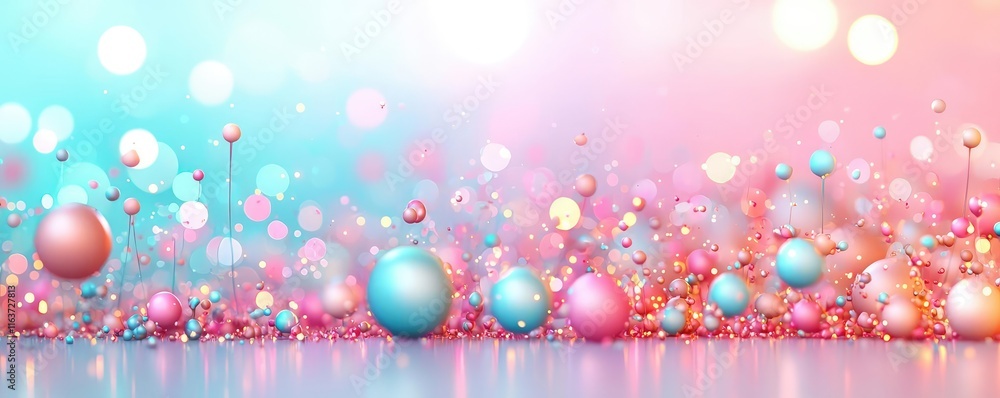 Poster splatter abstract background concept. colorful abstract background with vibrant spheres and bright b