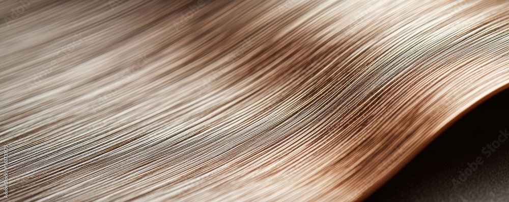 Poster brushed abstract background idea. close-up texture of a smooth, flowing metallic surface showcasing 