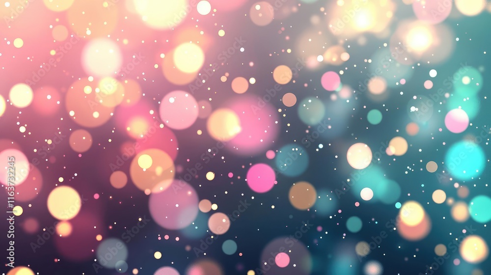 Poster splatter abstract background concept. colorful bokeh lights create a dreamy background with vibrant 