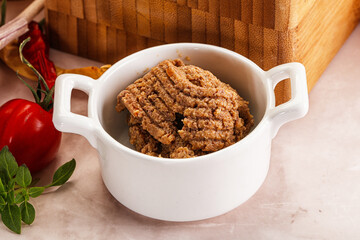 Liver Pate spread in the bowl