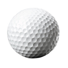golf ball on white background