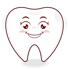 tooth smile face cartoon cute