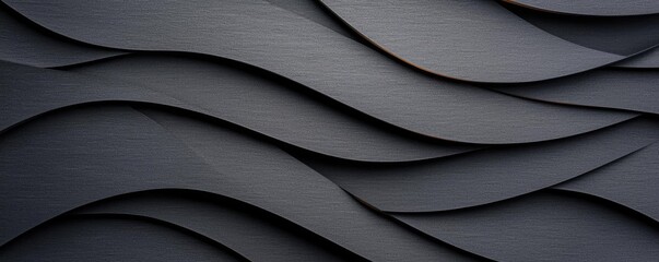 Fototapeta premium Brushed abstract background idea. Abstract textured background with flowing wave patterns in dark tones.