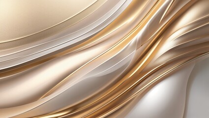 A Luxurious Premium Abstract Background Featuring Rich Gold and Deep Black Tones, Smooth Fluid Patterns, and Subtle Shimmering Effects, Creating a Sophisticated and Elegant Atmosphere