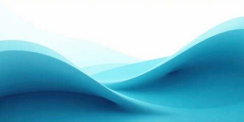Fototapeta premium Abstract Blue Wave Form Background Design for Presentation