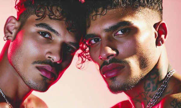 Very handsome gays couple