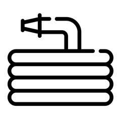 water hose cutline icon