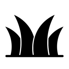 weeds glyph icon