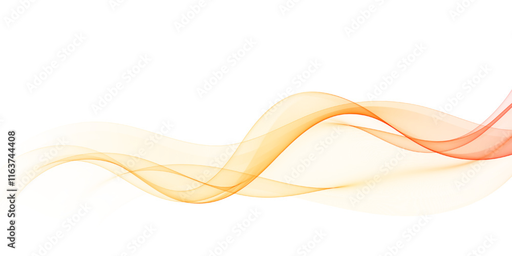Poster wave abstract background, vector wave design element.