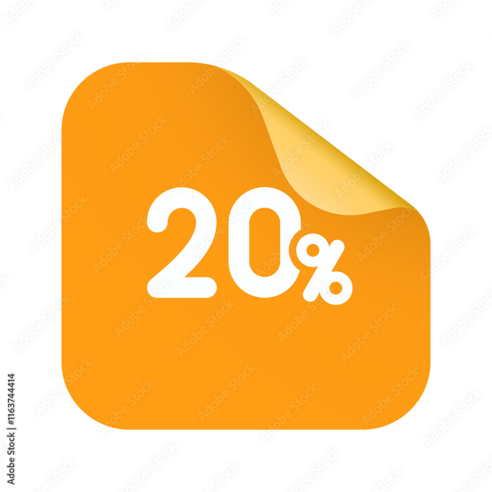 Sticker 20%