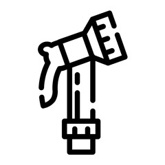 hose nozzle cutline icon