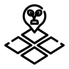 vegetable plot cutline icon