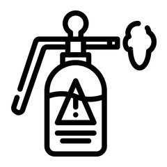 herbalicide spray cutline icon
