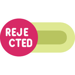 Rejected Slider Icon
