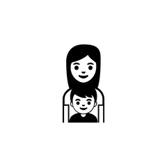 Family with Mother and Child Emoji