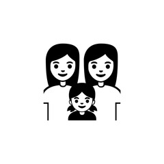 Family with Two Mothers Icon

