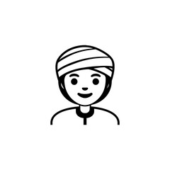 Person with Turban Icon
