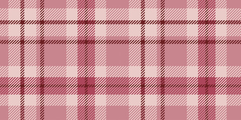 A soft pink plaid pattern with dark and light lines creating a warm textile design perfect for fabric or wallpaper use