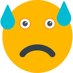 Embarrassed Emoji Icon