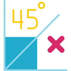 Obraz premium Angle Icon