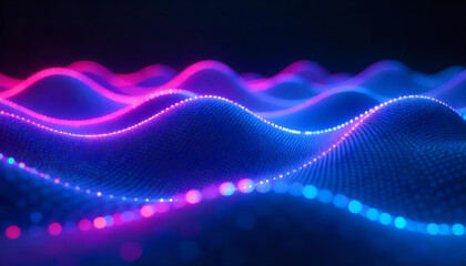 abstract background with waves