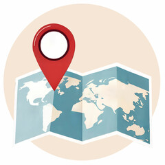 Illustrations of Maps and Navigation Concepts in a Playful and Creative Style