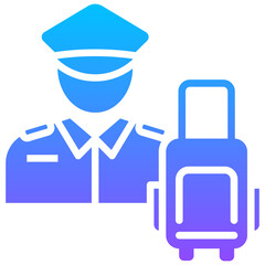 Security Personnel Icon