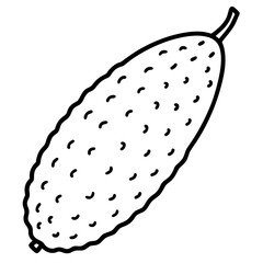 Finger Lime in Vector Style