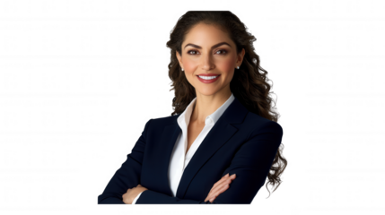 [Confident female executive portrait photography] Confident Corporate Leader: Powerful Professional Woman in Business Suit, Headshot-Ready Pose.