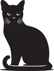 black cat silhouette