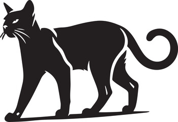 black cat silhouette