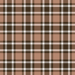 Colorful textile vector seamless, top plaid tartan pattern. Structure background check texture fabric in orange and pastel colors.