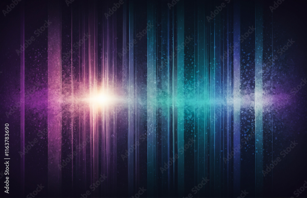 Poster vibrant abstract background with glowing colorful lines on a dark backdrop, perfect for modern desig