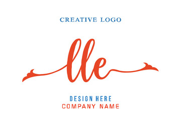LLE lettering logo is simple, easy to understand and authoritative