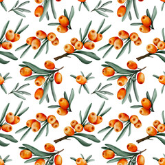 seamless pattern with leaves