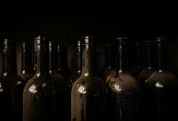 abandoned junkyard, forgotten items, dusty bottles, antiques, cluttered interiors, old clothing,...