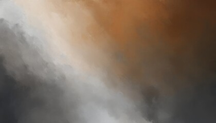 Fototapeta premium Stormy Skies with Pale Brown and Grey Tones in Abstract Cloudscape Composition