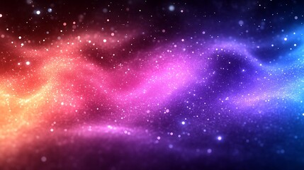 Obraz premium Abstract Cosmic Dust Swirling Nebula Colors