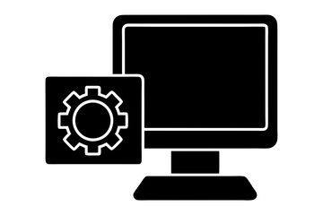 computer monitor with security