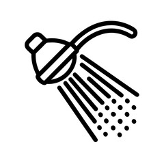 Shower Icon Vector Illustration