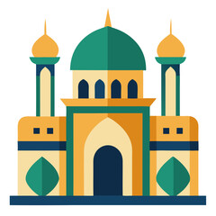 Elegant Mosque Vector Illustration Design