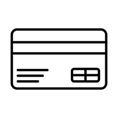 Debit Card line icon