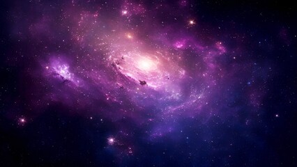 Stunning Spiral Galaxy in Deep Space